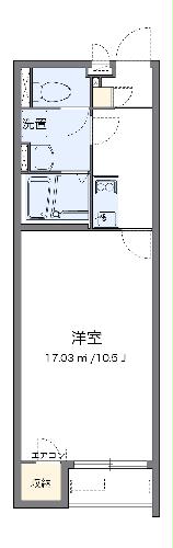 クレイノＹＡＭＡＫＩの間取り