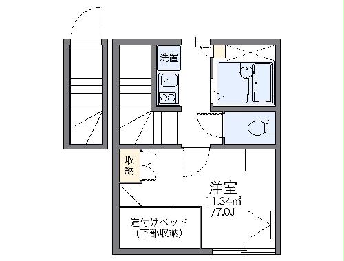 レオパレス本城の間取り