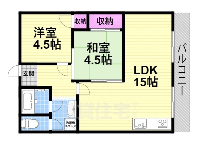 三ツ川マンションの間取り