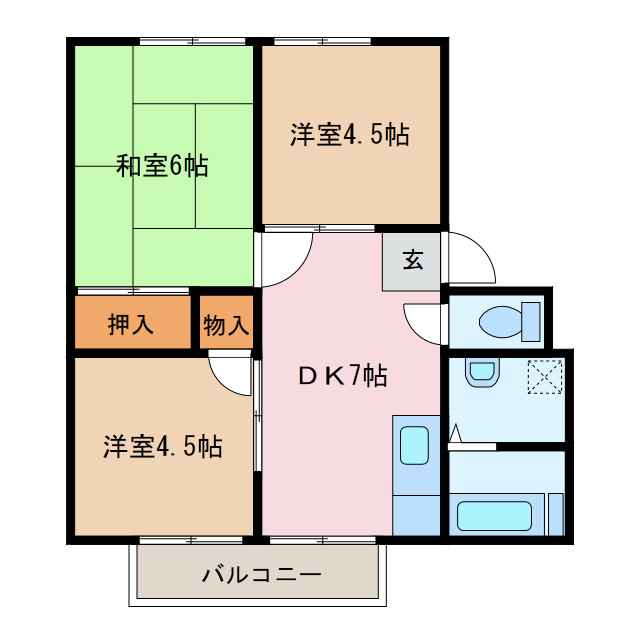 小林アーバンハイツの間取り