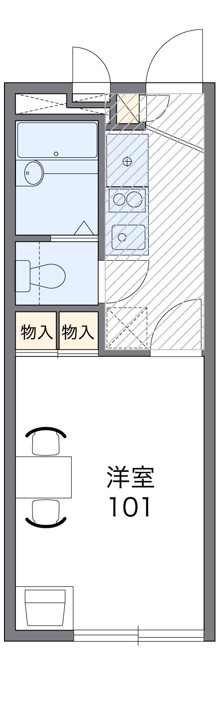 レオパレスフォレストIIの間取り