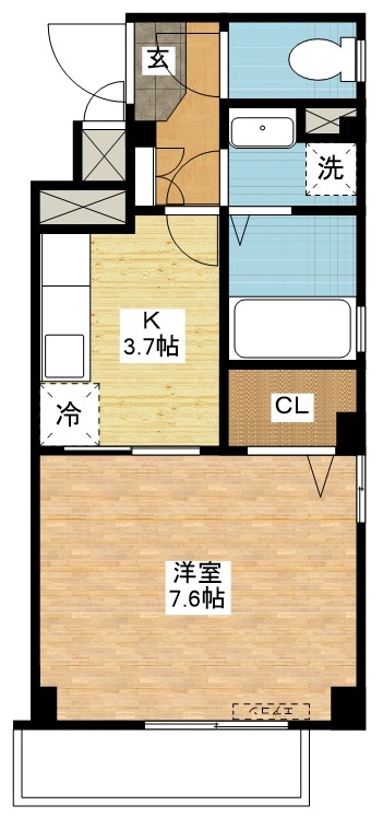 エスペランサ本原の間取り