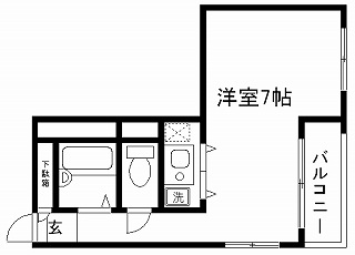 クリーンリビング四条大宮の間取り