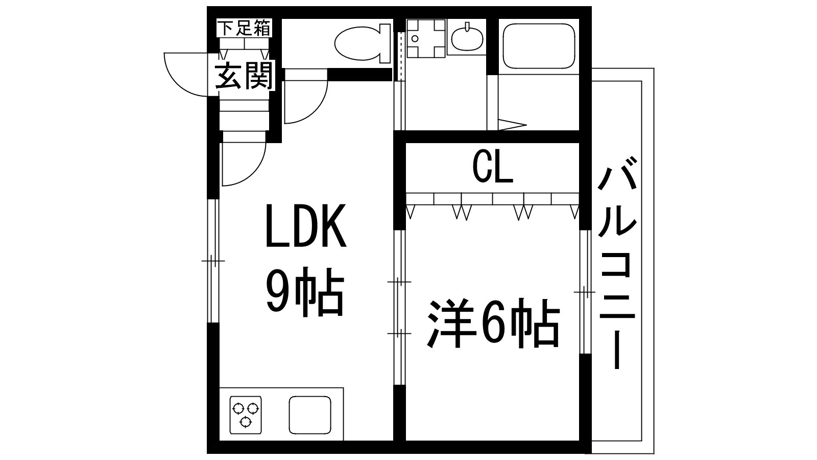 坂上マンションの間取り