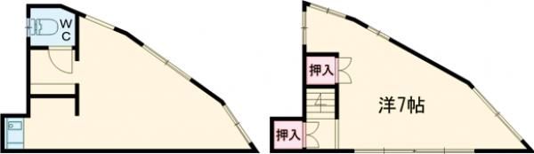 東京都葛飾区四つ木４（一戸建）の賃貸物件の間取り