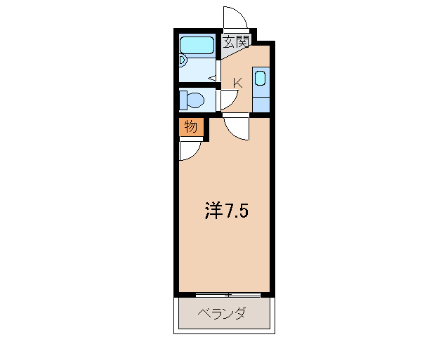 雑賀マンションの間取り