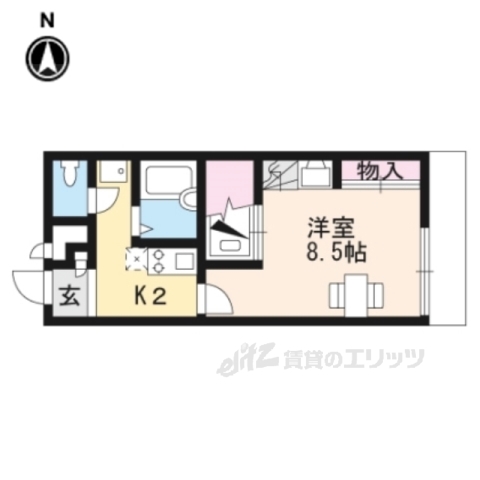 レオパレスルミエール冨陽ヶ丘の間取り