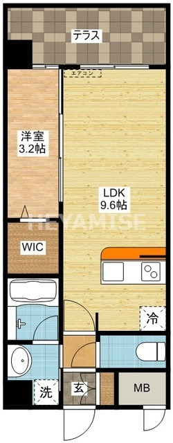 長崎市戸町のマンションの間取り