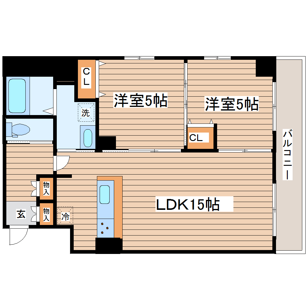 テラス仙台駅東口の間取り