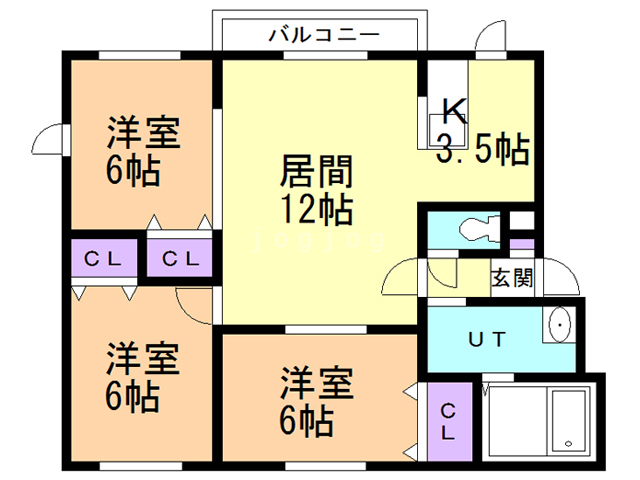 ドムス札幌元町の間取り