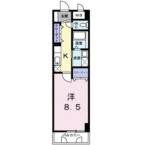 Ｔ－ＳＡＩＳＯＮ倉敷の間取り