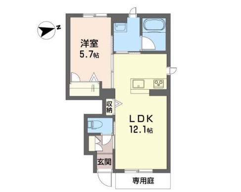 シャーメゾンコタニの間取り