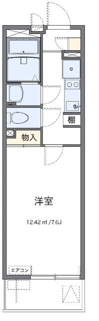 さいたま市浦和区北浦和のマンションの間取り