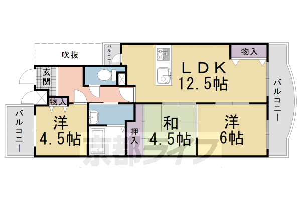 シャルマンコーポ新田辺の間取り