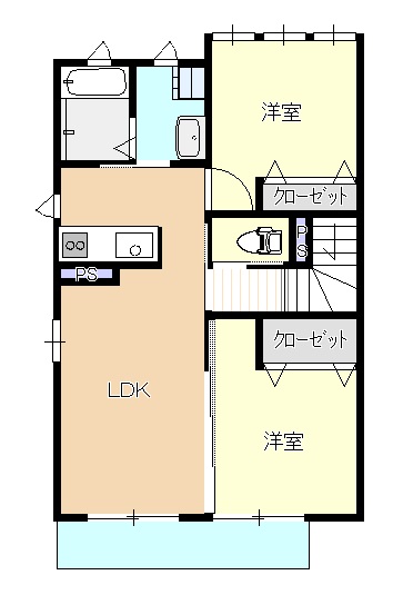 【リラフォート壱番館　シャーメゾンの間取り】