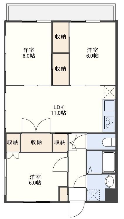 ファミールマンションの間取り