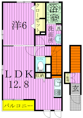 プティ　アンジュの間取り