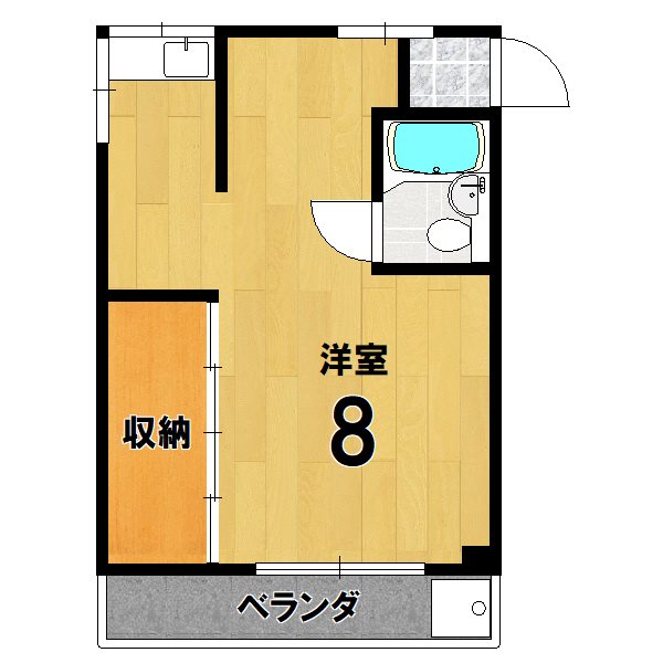 二軒茶屋マンションの間取り