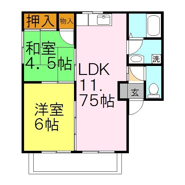 ファミール御立東の間取り