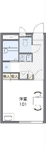 レオパレス福岡大学前Ｂの間取り