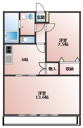 清藤マンションの間取り