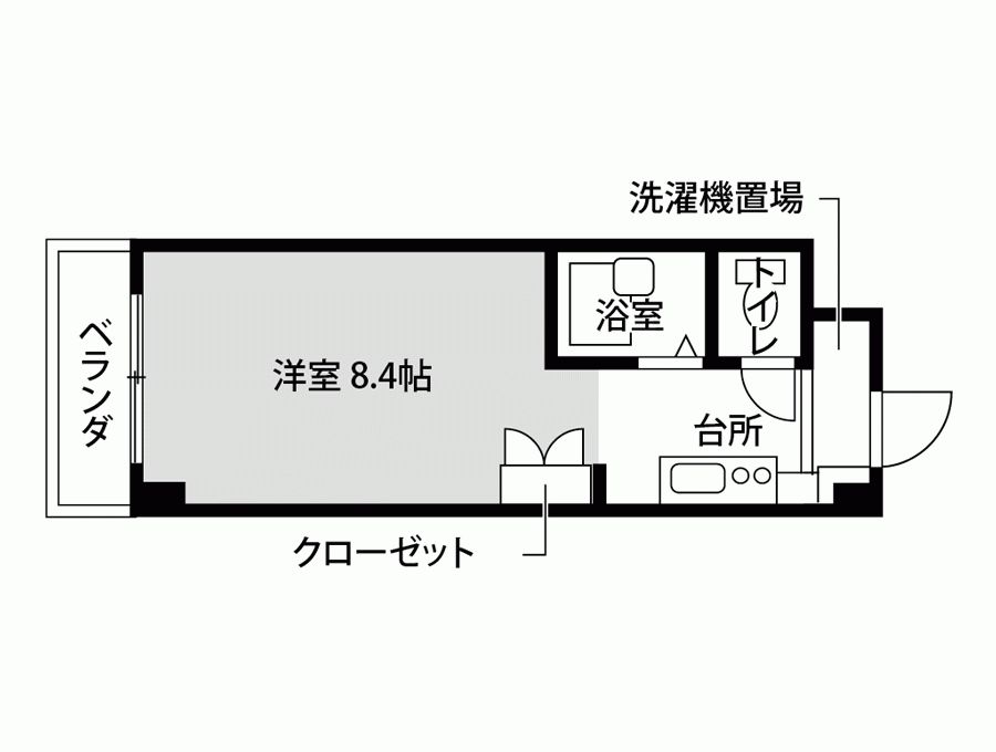 【グリーンピア北目町の間取り】