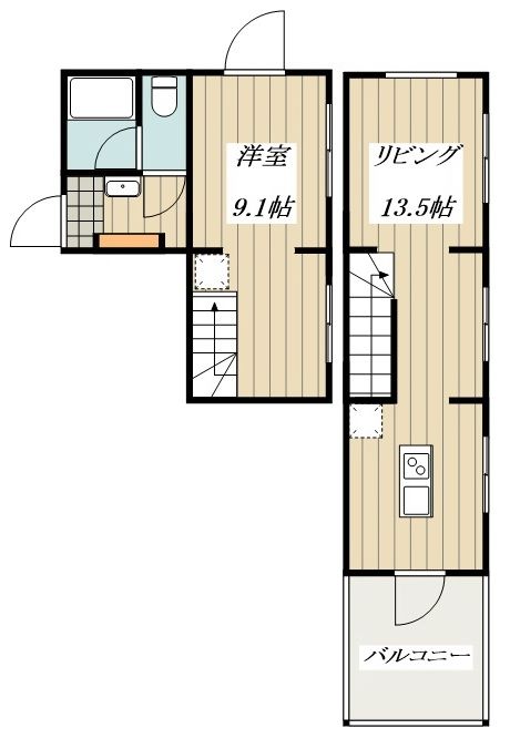 カゼトツキの間取り