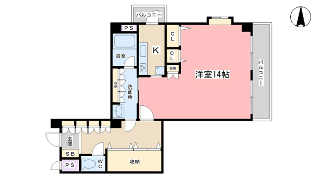 プレセランス山科の間取り