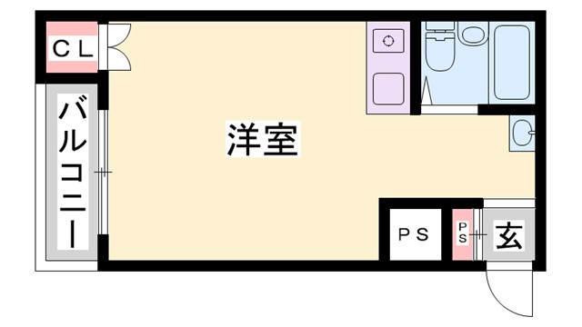 岡本ビル北棟の間取り