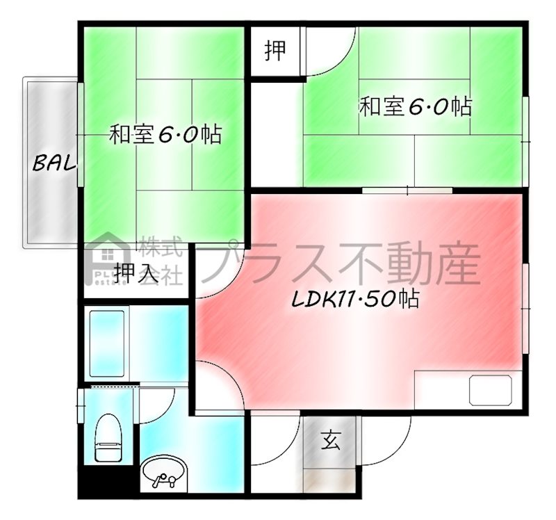 壱刻館の間取り