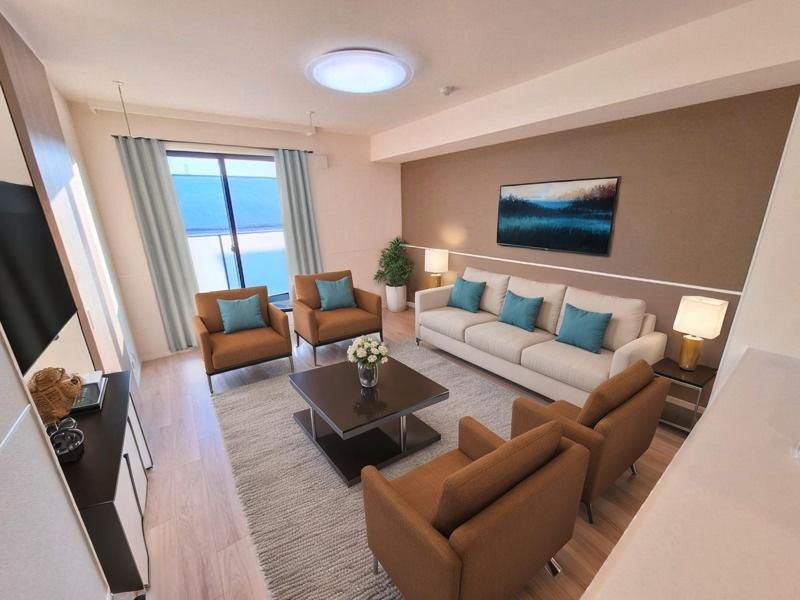 居室・リビング　CG家具の為、実際に家具の設置はありません。