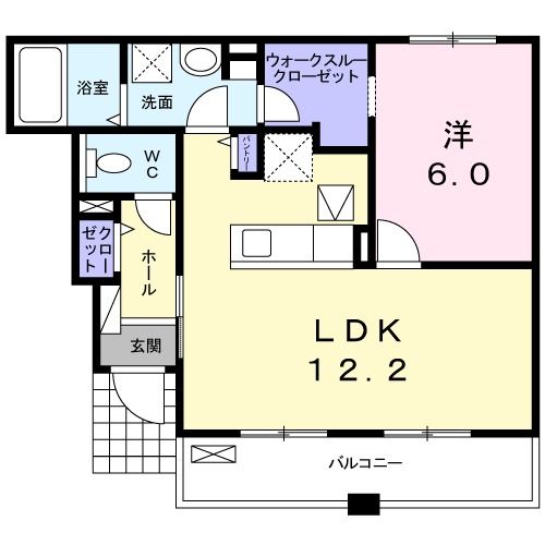 サンリット・ヴィラVII　Ａ棟の間取り