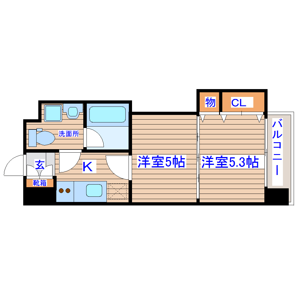 定禅寺HILLの間取り