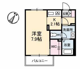 シャーメゾン　ボヌールの間取り