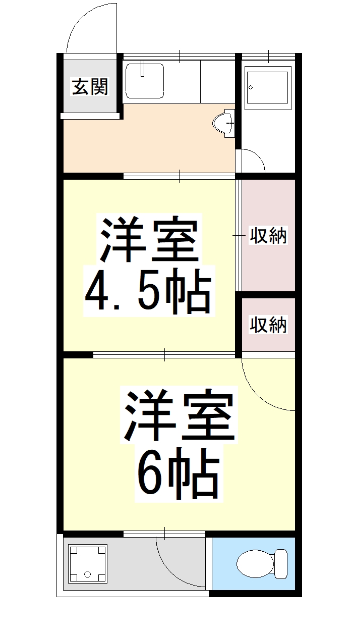 プチハイムキムラの間取り