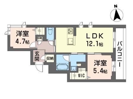 アンソレイユ四季の間取り