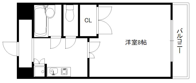 京都市伏見区深草飯食町のマンションの間取り