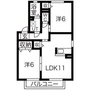 サンライフ旭の間取り