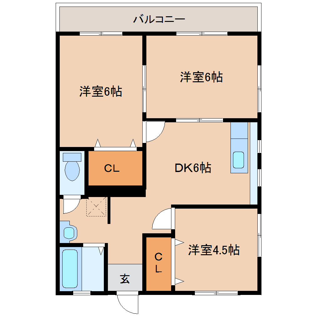 プリモ長沢の間取り