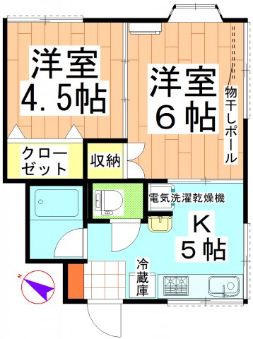 カステルドアウルIIの間取り