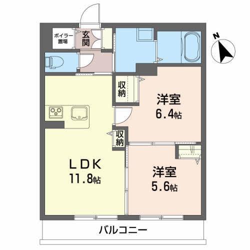 カーサレジオ千秋の間取り