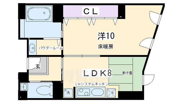 雪月花の間取り