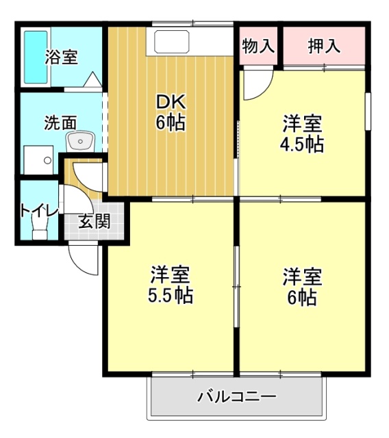 プリシエールの間取り