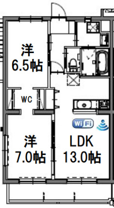 シャウレー有玉の間取り