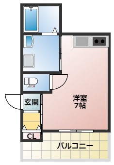 プレミアムソレイユ藤江駅前の間取り