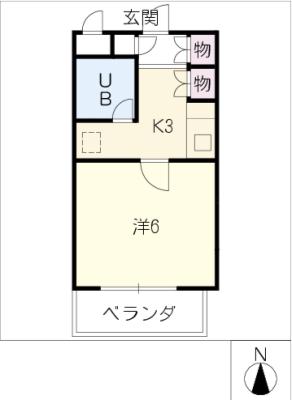 シングルマンションまことの間取り