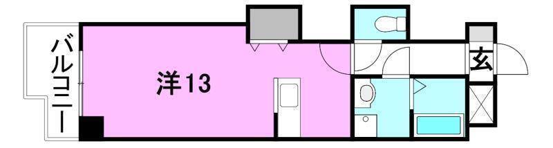 東温市北方のマンションの間取り