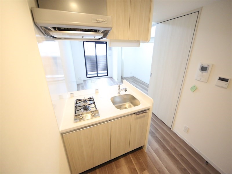 キッチン　システムキッチン（ガス2口コンロ付）カウンターキッチン