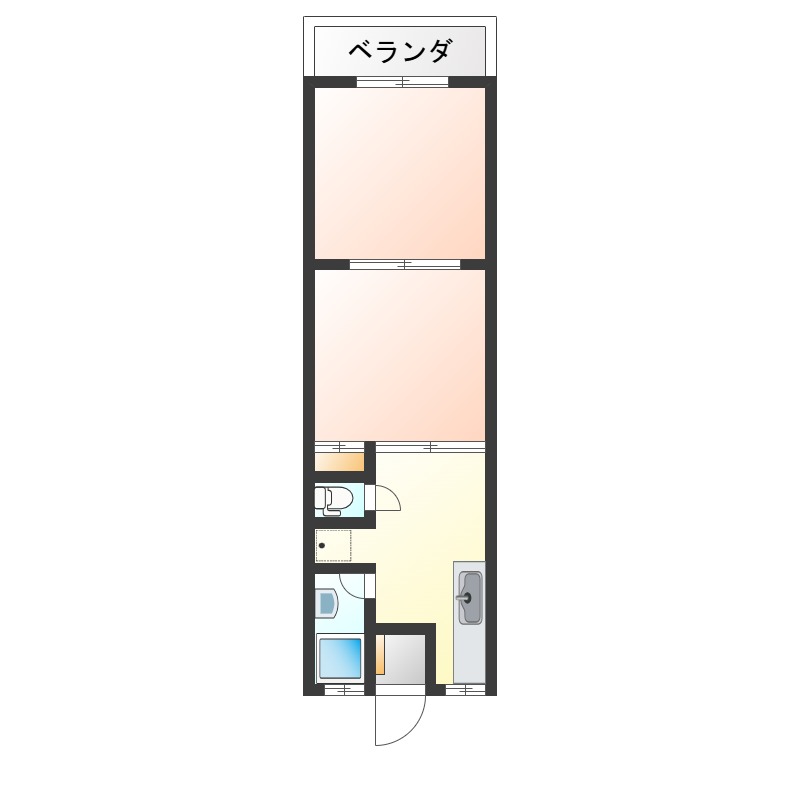 グリーンヒルハイツ21の間取り
