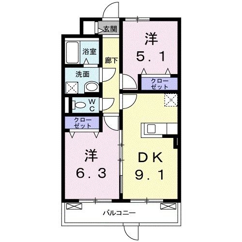 ラポールIIの間取り